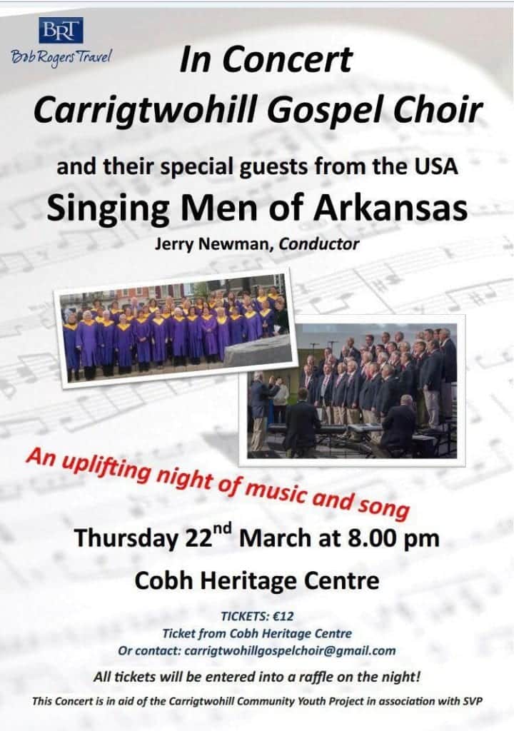 www.ringofcork.ie | RIng of Cork | Singing Men of Arkansas