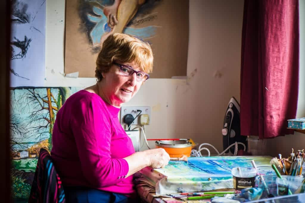 Take a walk with Áine through her batik paintings - Ring of Cork