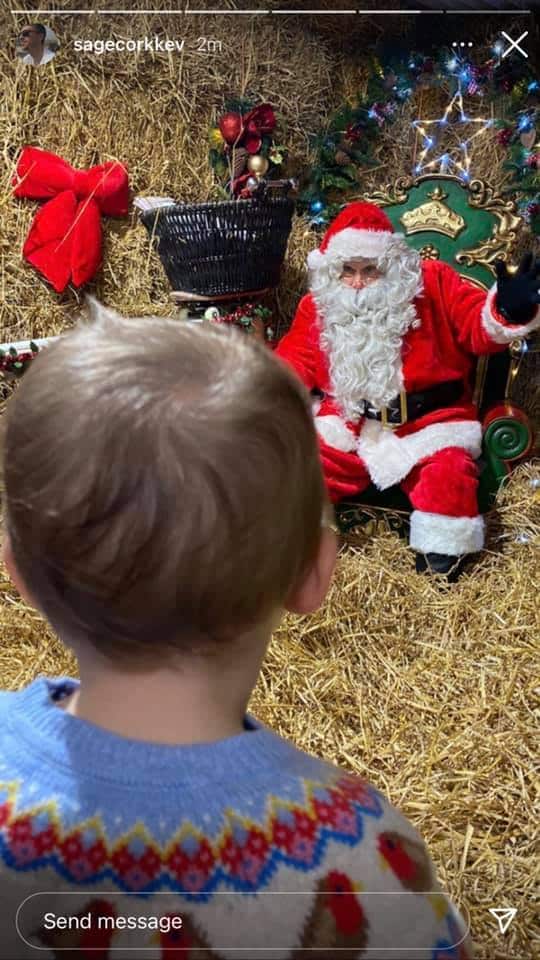 Santa in the barn 2021